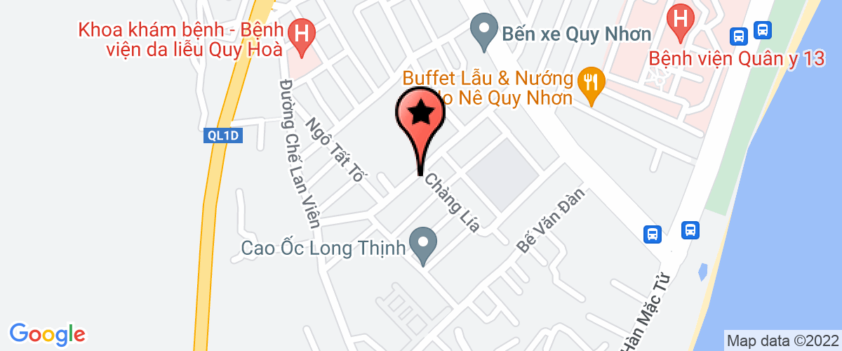 Bản đồ đến Công Ty TNHH Tiến Đạt Bình Định