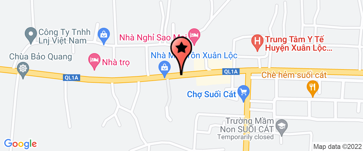 Map go to Xanh Ecology Company Limited