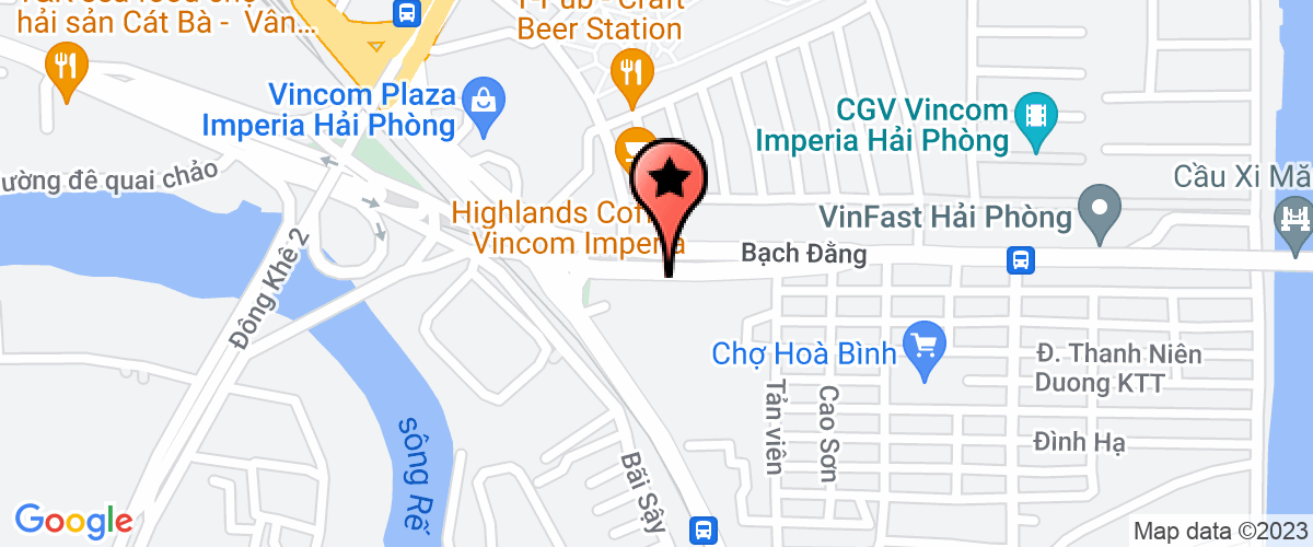 Map go to Branch of Kiem Toan Pkf VietNam in Hai Phong Company Limited