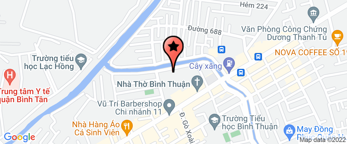 Map go to Phong Vu Iron Steel Company Limited