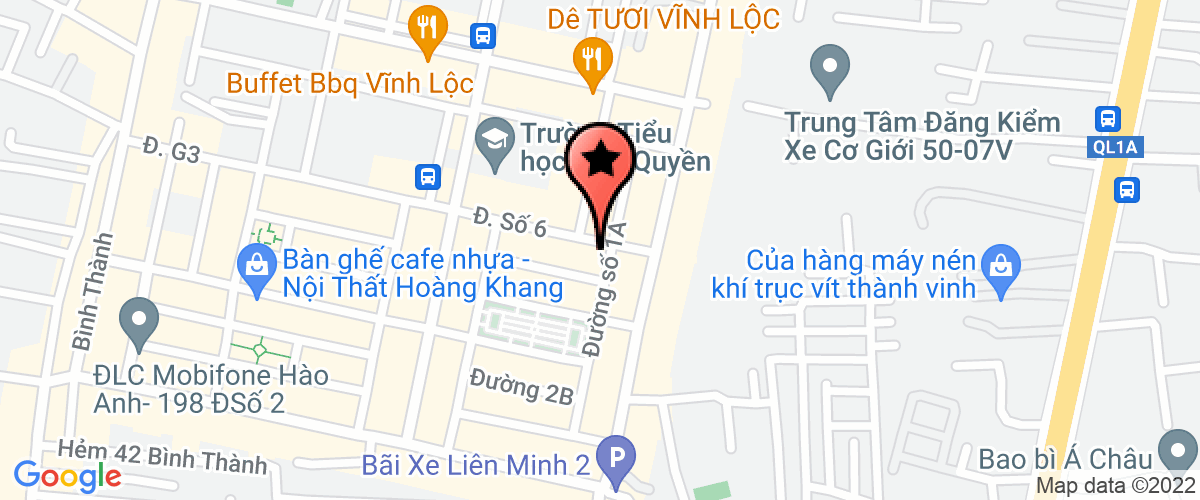 Map go to Tran Ngoc Han Service Trading Company Limited