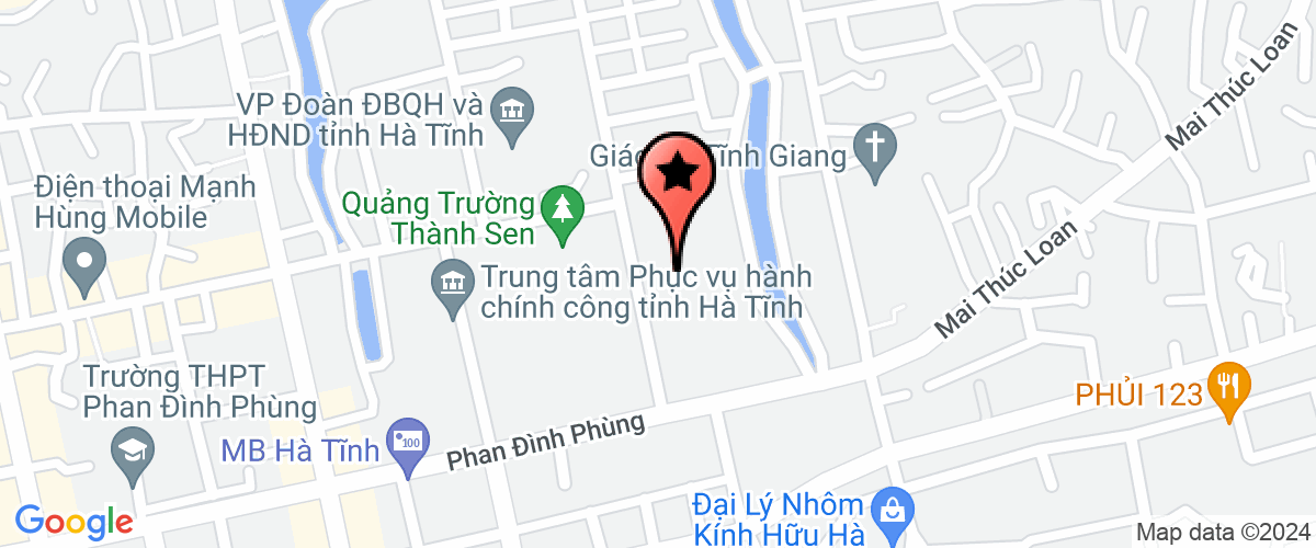 Map go to Ha Cuong Private Enterprise