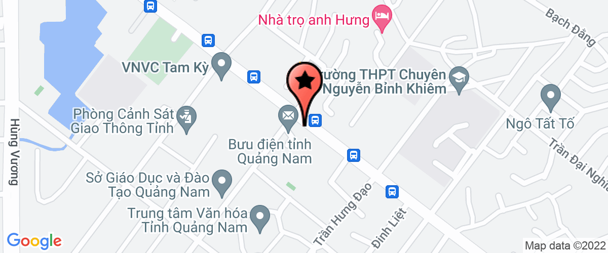 Bản đồ đến Bưu Điện Tỉnh Quảng Nam