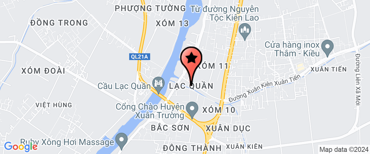 Bản đồ đến Công Ty TNHH Thương Mại Thiên Trường Nam Định