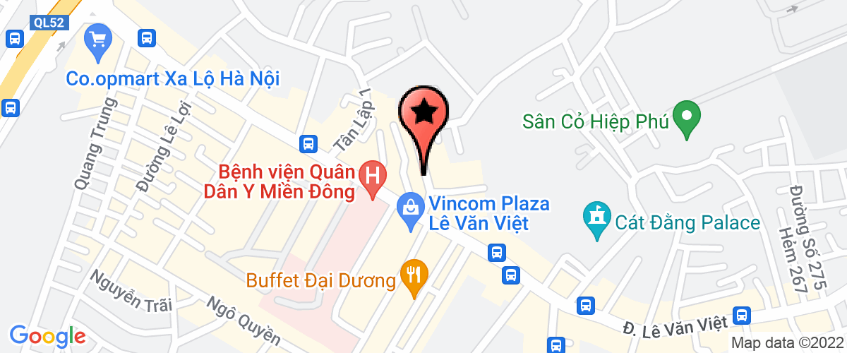 Map go to anh Duong Massage Sauna Service Company Limited