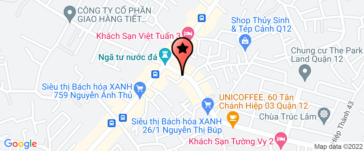 Bản đồ đến Công Ty TNHH Thương Mại Dịch Vụ Điện Lạnh Lê Trung
