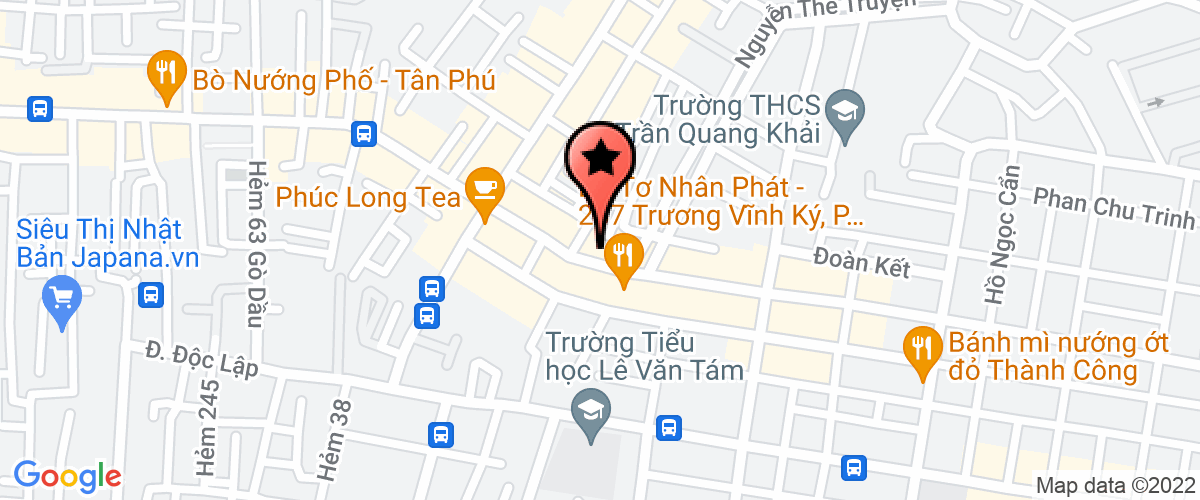 Map go to Mai Thang Construction Service Trading Company Limited
