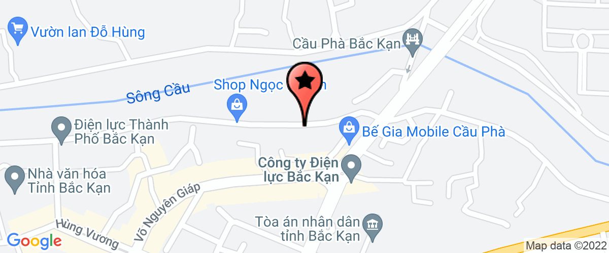 Map go to Hong Xuan Bac Kan Company Limited