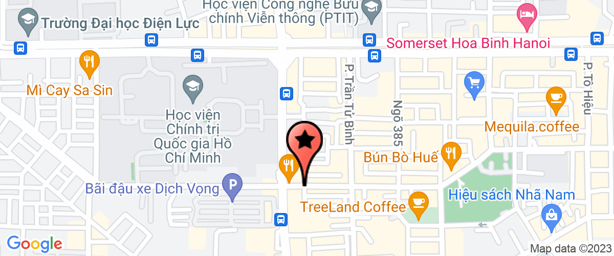 Map go to Trang Minh Electric Informatic Computer Company Limited