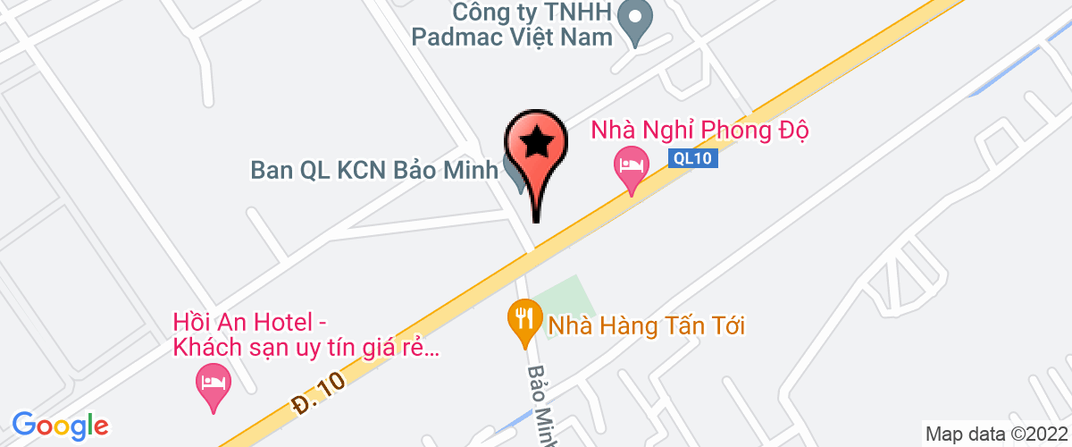 Map go to co phan det nhuom Thien Nam Sunrise Company