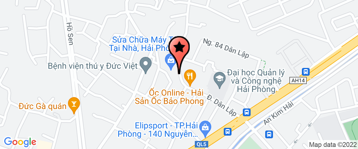 Map go to Ngoc Anh Educational Company Limited