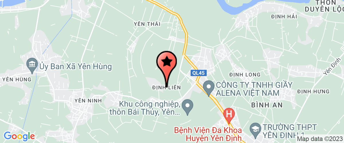 Map go to Dich vu nong nghiep xa Dinh Lien Co-operative