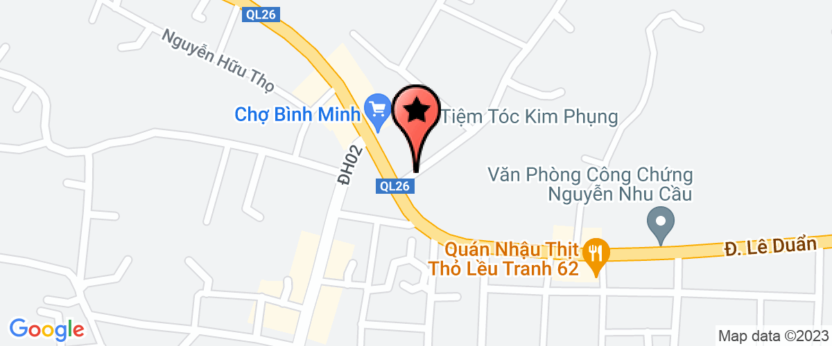 Bản đồ đến Doanh nghiệp tư nhân Bình Minh