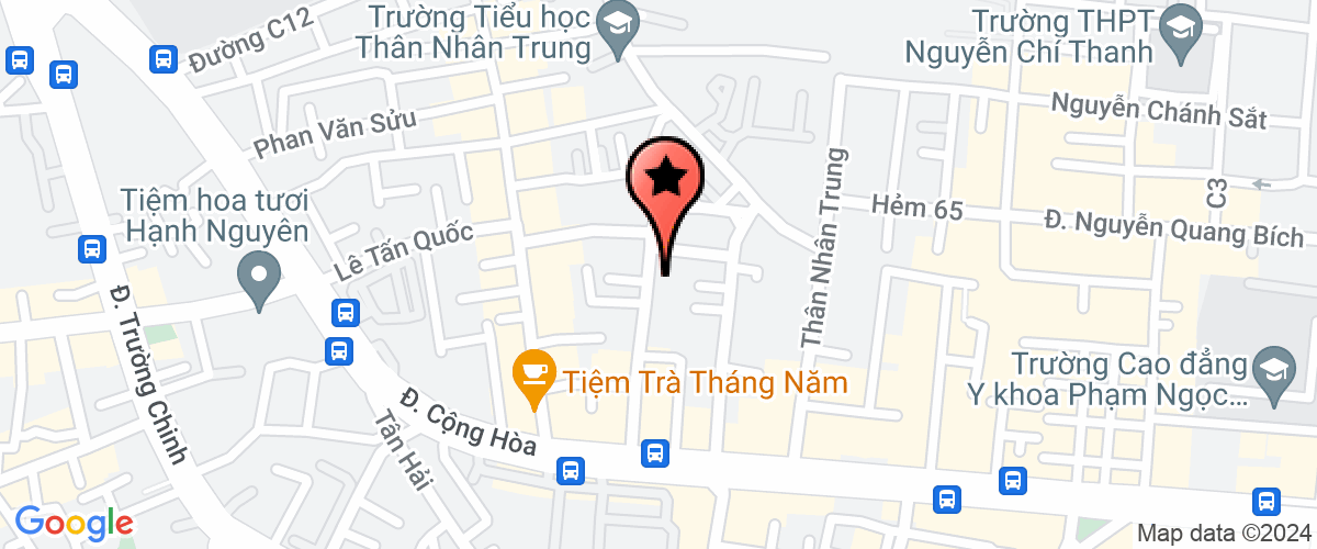 Map go to Van Nguyen Trading Production Company Limited