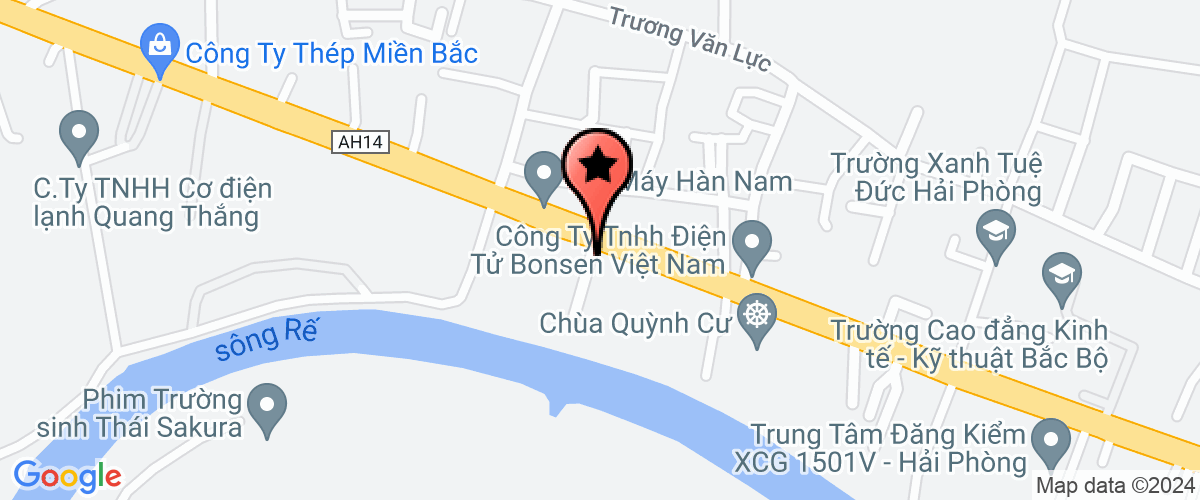 Map go to Hoang Thien Phat Services and Trading Development Company Limited