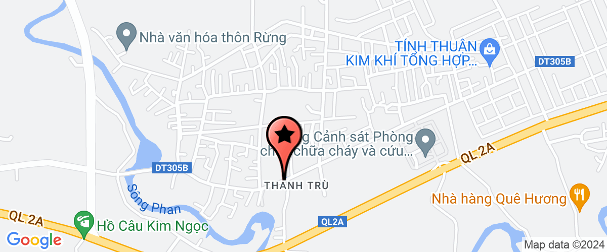 Map go to Phuong Lan Education and Training Company Limited