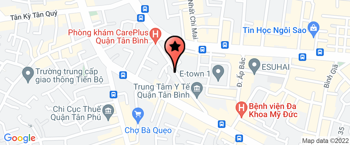 Map go to Bich Linh Service Trading Production Company Limited