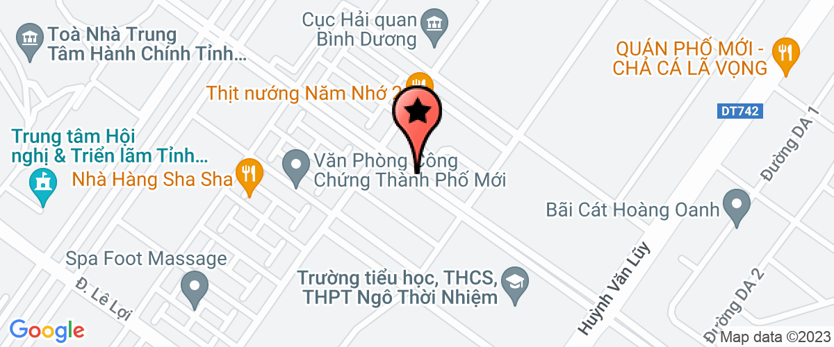 Map go to Thuoc LA An Thinh Trading Company Limited