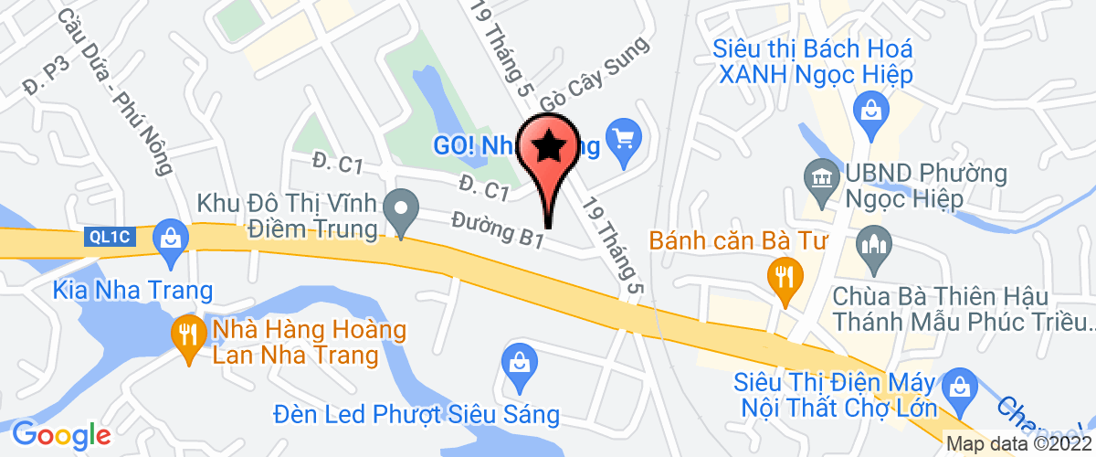 Map go to TM Thien Nhat Stone Construction Company Limited