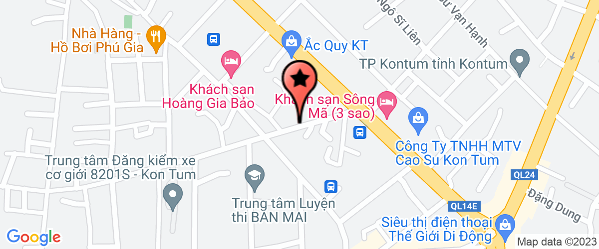 Map go to Ha Thanh Kon Tum Construction And Trading Joint Stock Company
