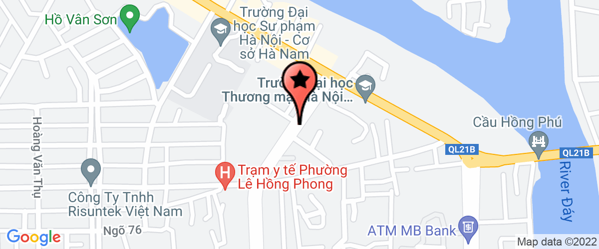 Map go to co khi Cuong Ha Company Limited