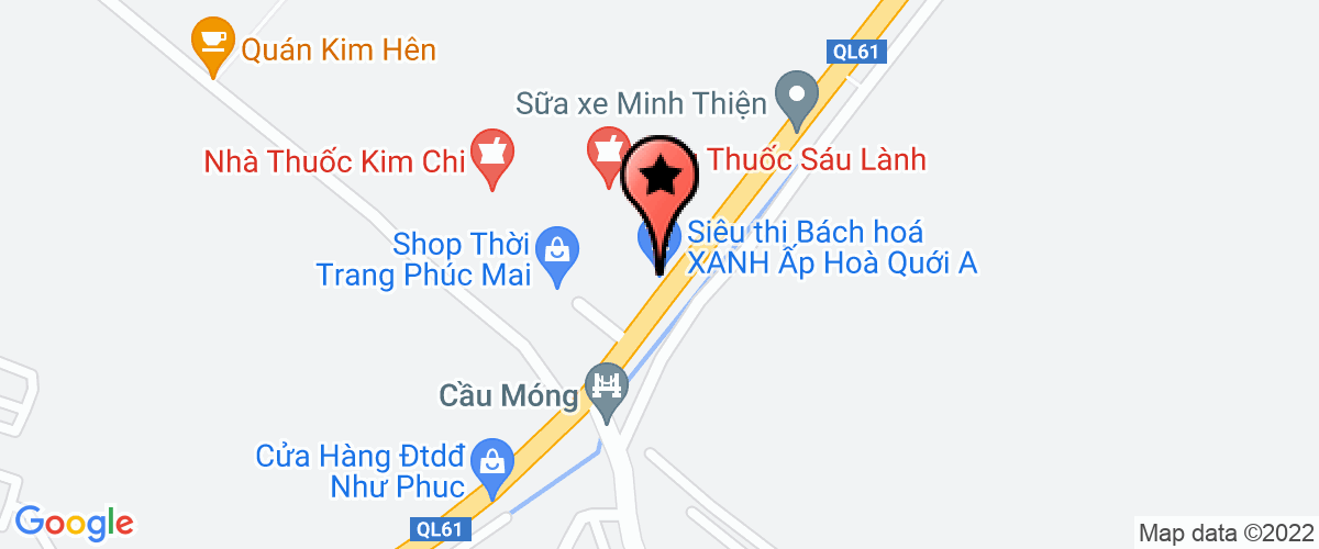 Map go to Tran Thanh Building Materials Private Enterprise