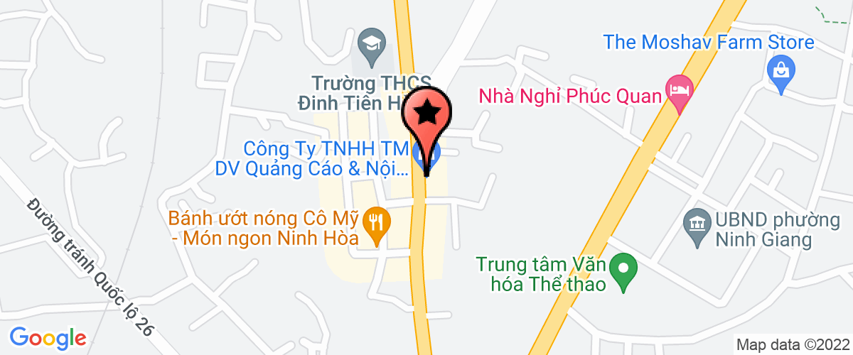Map go to Hai Anh Restaurant Private Enterprise