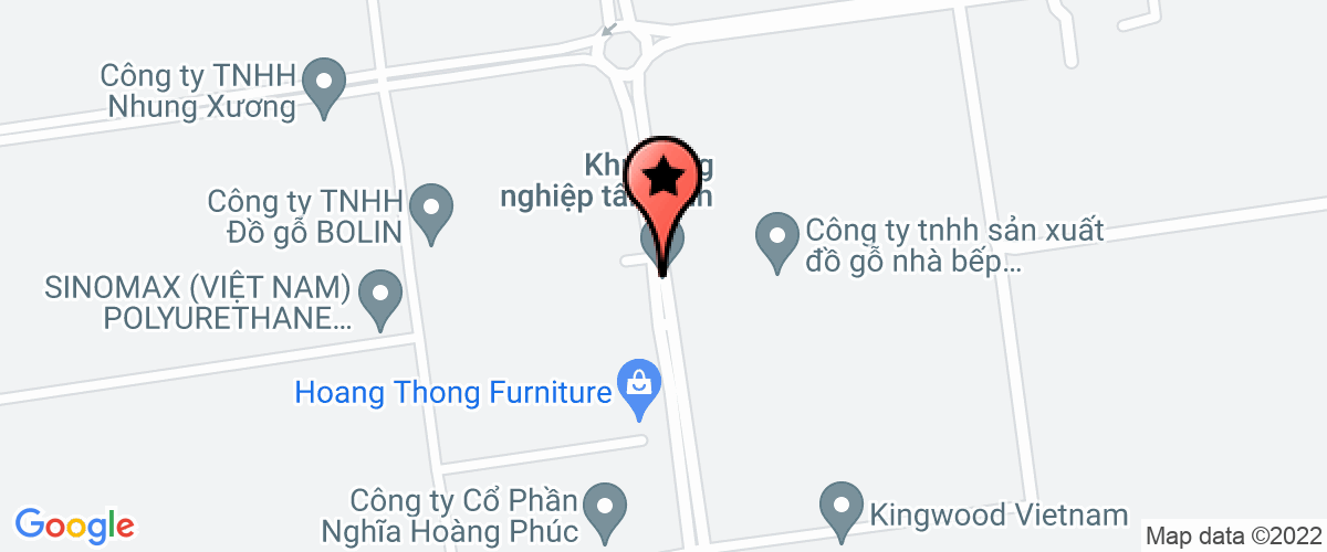 Map go to Guan Rui Furniture (Viet Nam) Company Limited