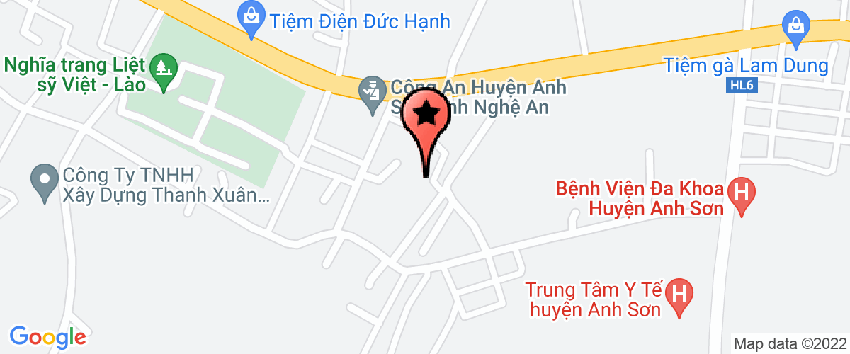 Map go to Ban Chap HPN Anh son District