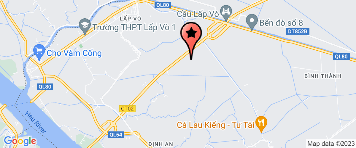 Bản đồ đến Công Ty TNHH Một Thành Viên Mekong King
