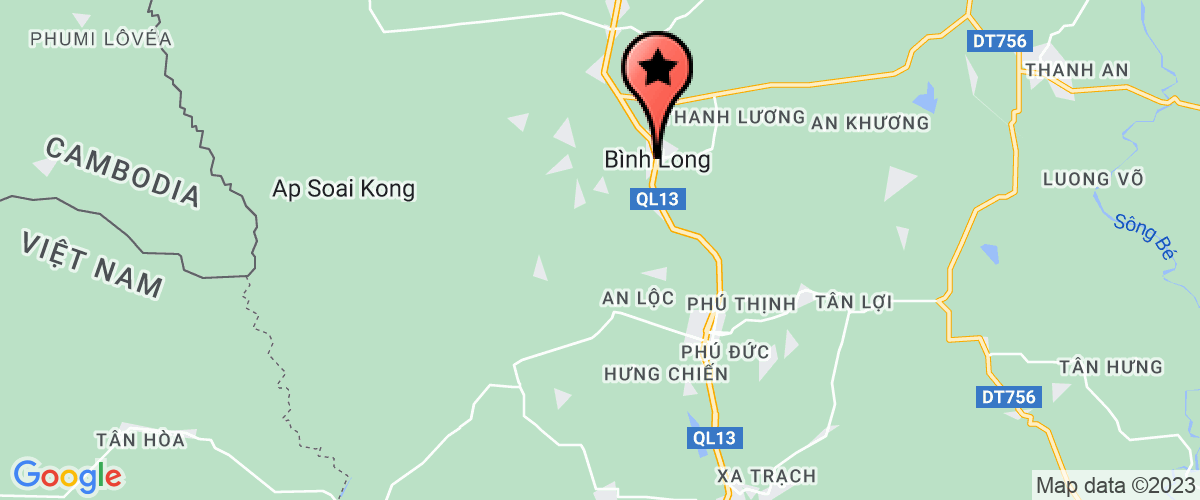 Map go to Thien Nhan Company Limited