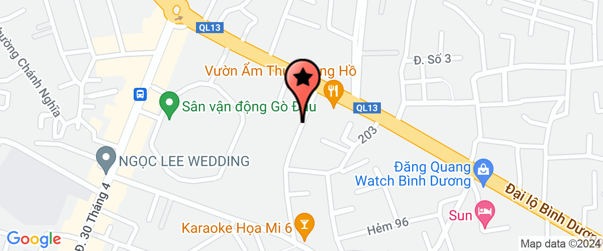 Map go to Nam Binh Duong Building Materials Business Investment Company Limited
