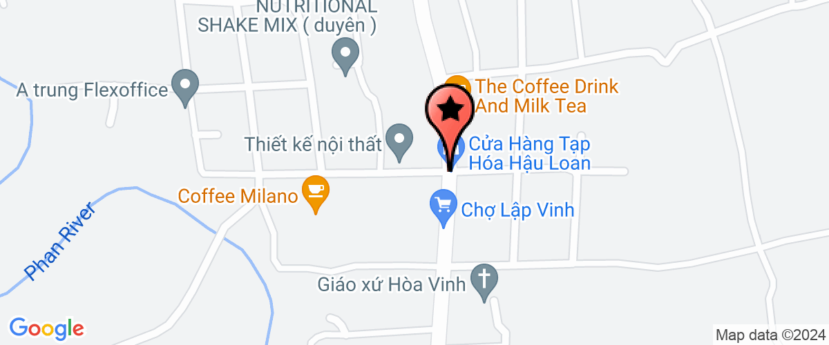 Map go to Minh Ngan Service Trading Production Joint Stock Company