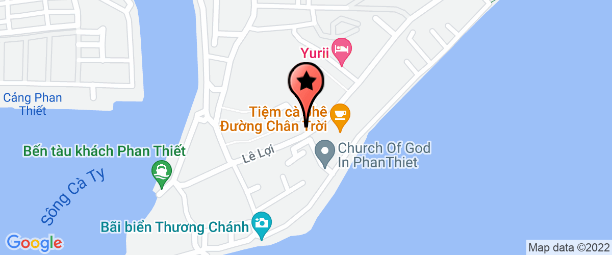 Bản đồ đến Công Ty TNHH Thực Phẩm Hương Sen Bình Thuận