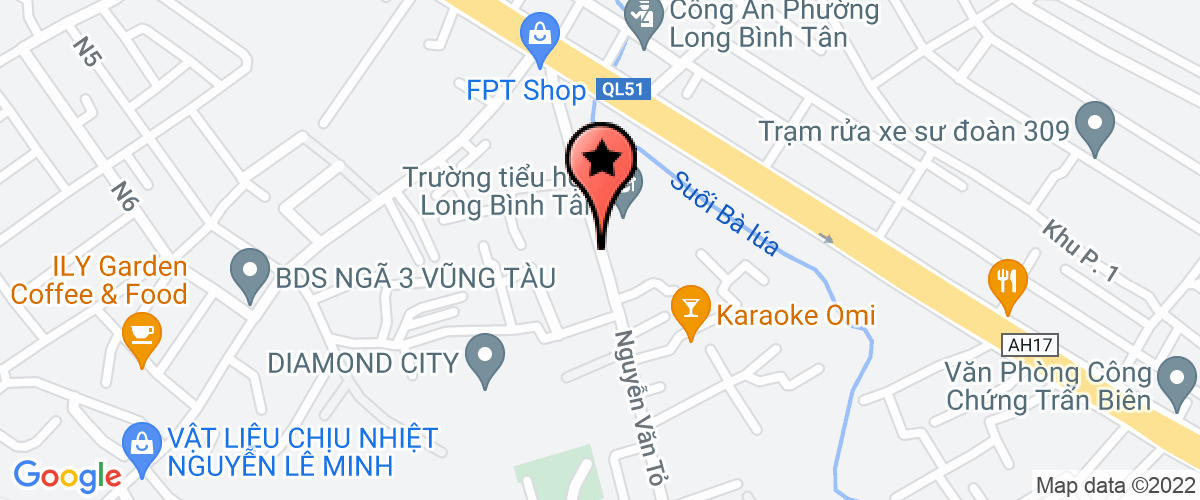 Map go to Suat An Thien Huong Industry Company Limited