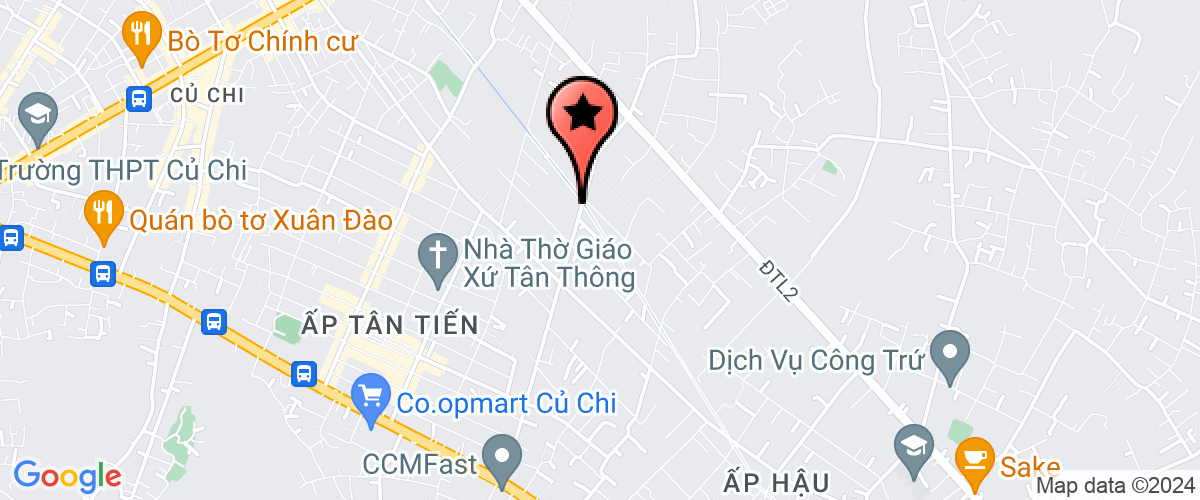 Bản đồ đến Cty TNHH Sản Xuất Thương Mại á Châu Phú Hưng