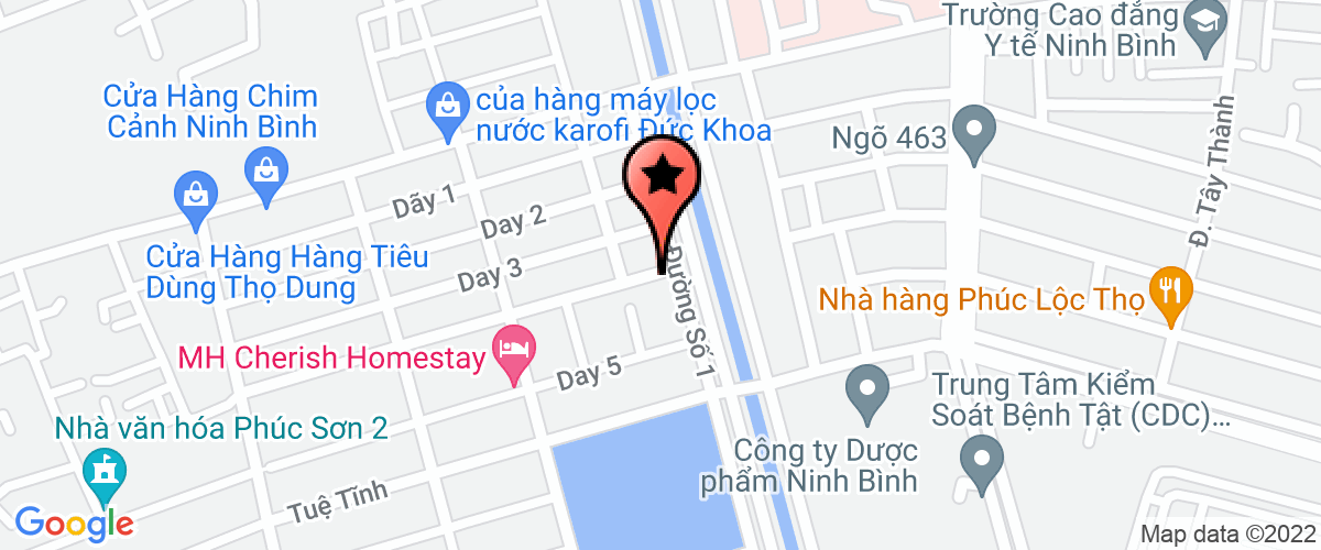Map go to Manh Ha Ninh Binh Private Enterprise