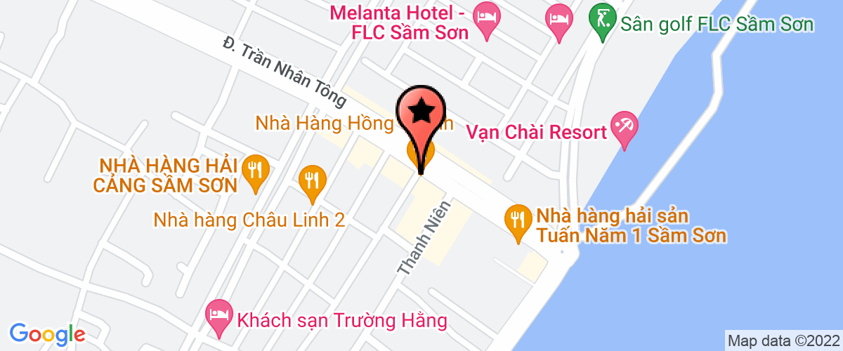 Map go to Hoang Lan Seafood Import Export Processing Joint Stock Company