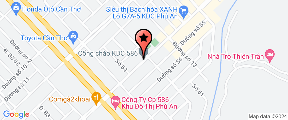 Bản đồ đến Công Ty TNHH Thương Mại Dịch Vụ Xây Dựng Lam Tường