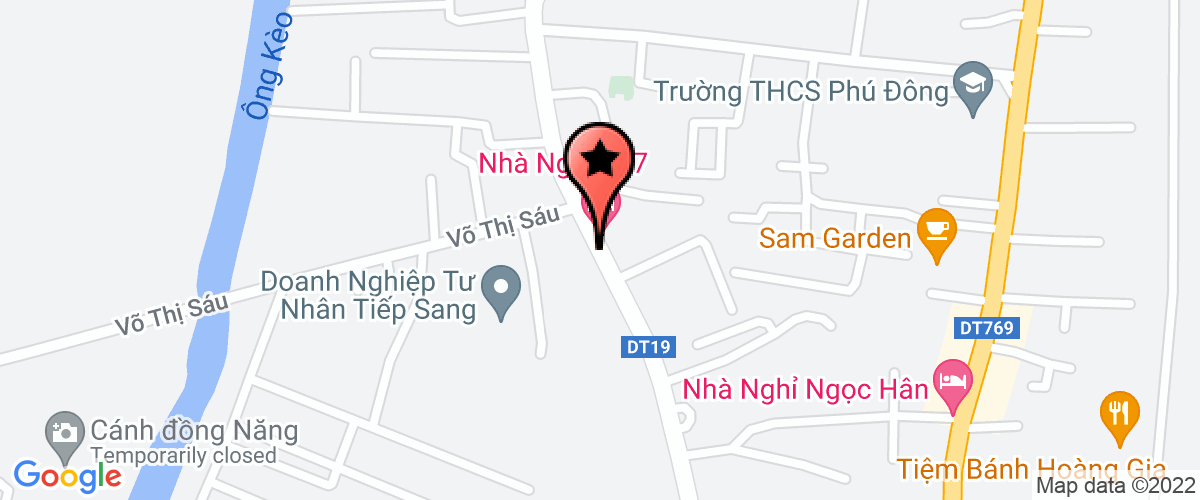 Map go to Thai Cuong Transport Service Company Limited