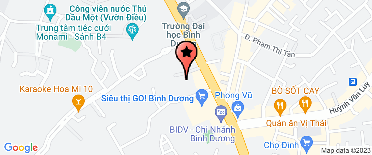 Bản đồ đến Công Ty TNHH Lâm Minh Long