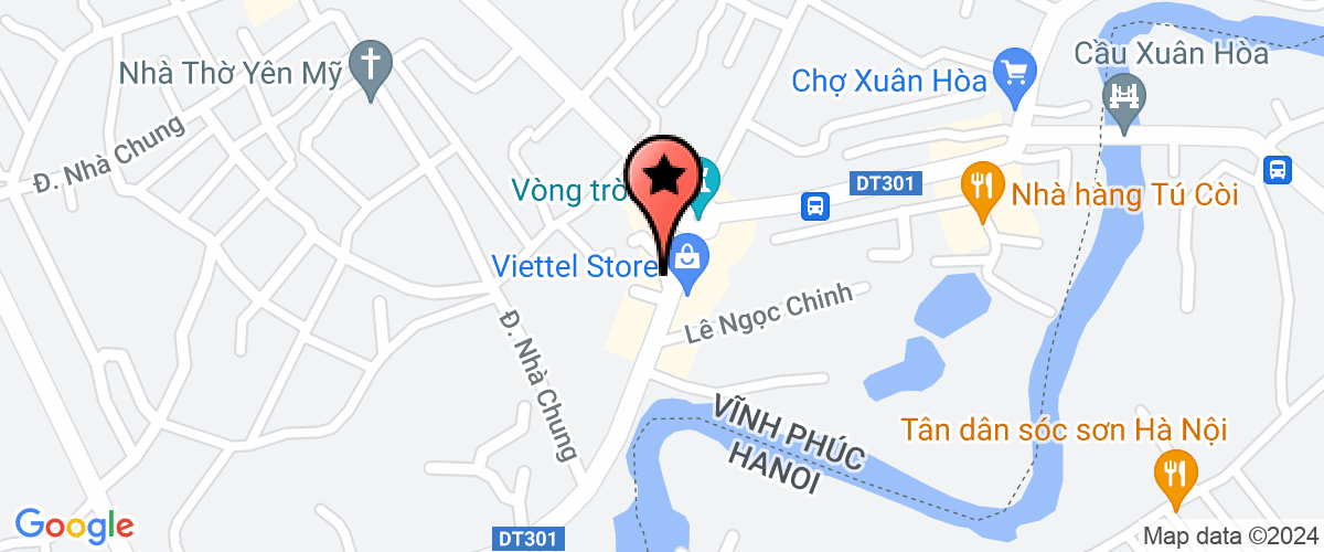 Map go to Van phong cong chung Binh Minh