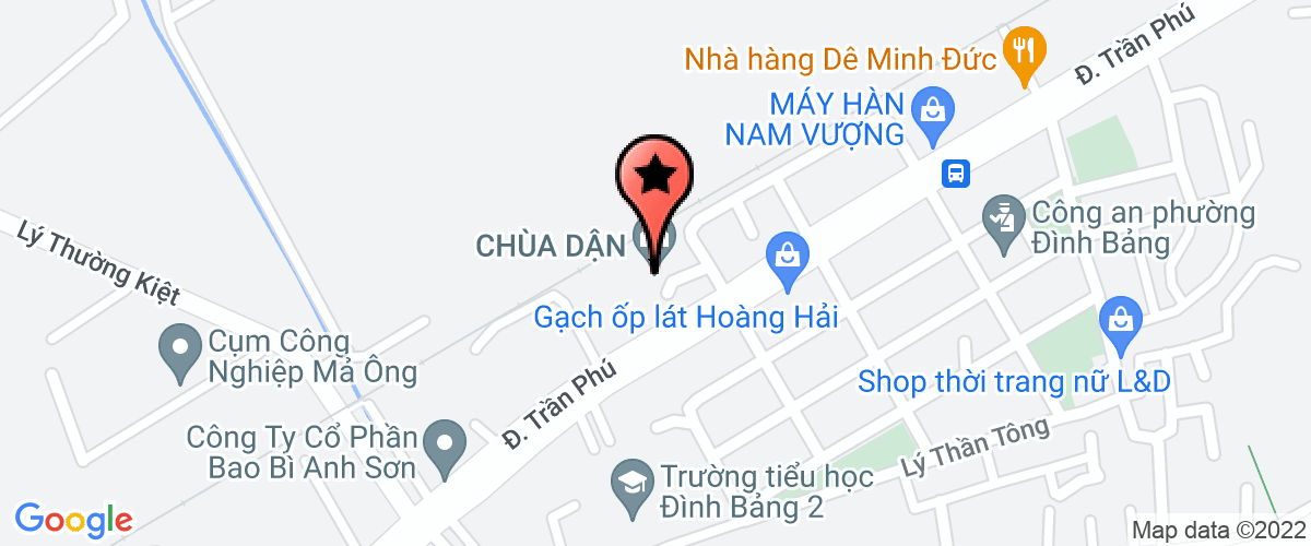 Map go to Than Huy Company Limited