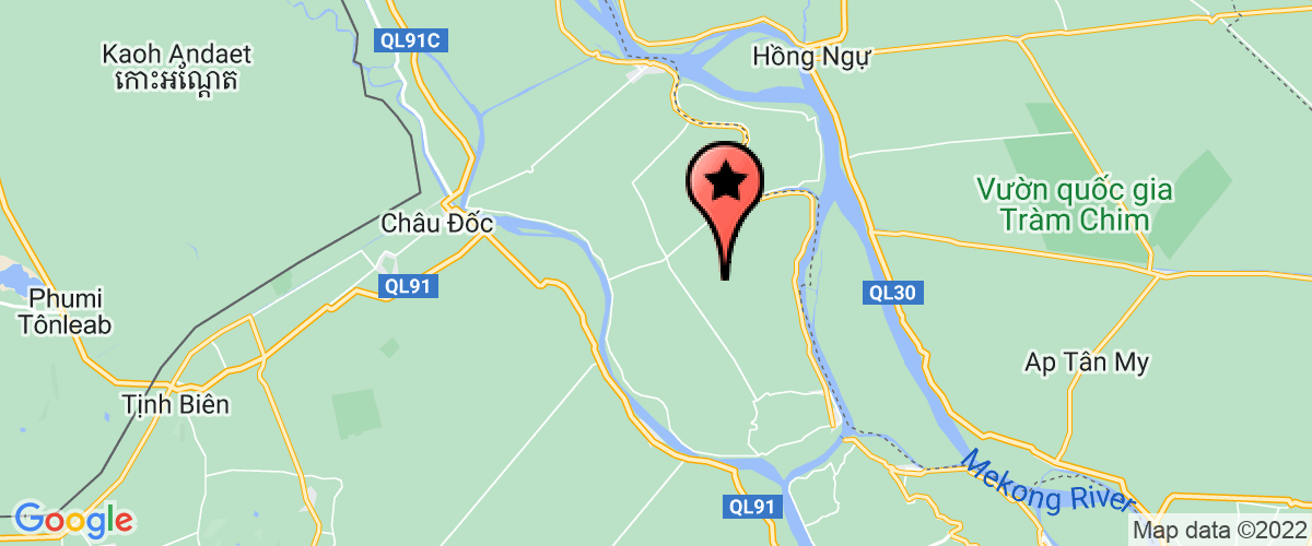 Map go to Cty TNHH TM & Tv XD Ánh Ngân