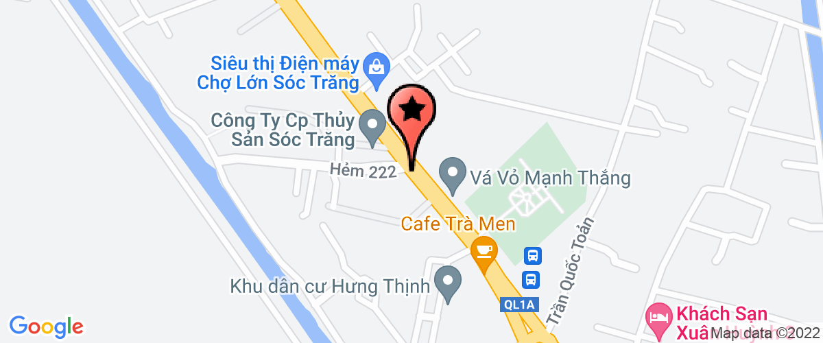 Map go to Dai Thanh Phu Private Enterprise