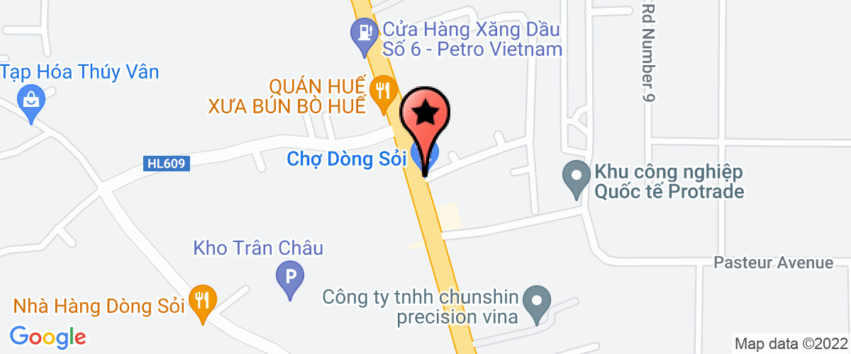 Map go to SX TM Lam Nguyen Company Limited