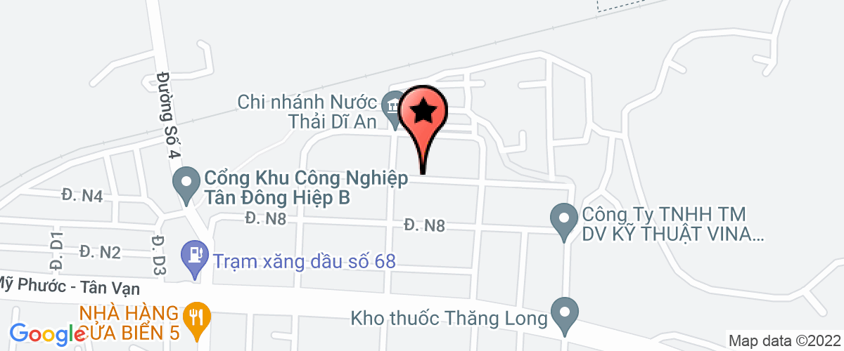 Bản đồ đến Công Ty TNHH Hm Industry Việt Nam