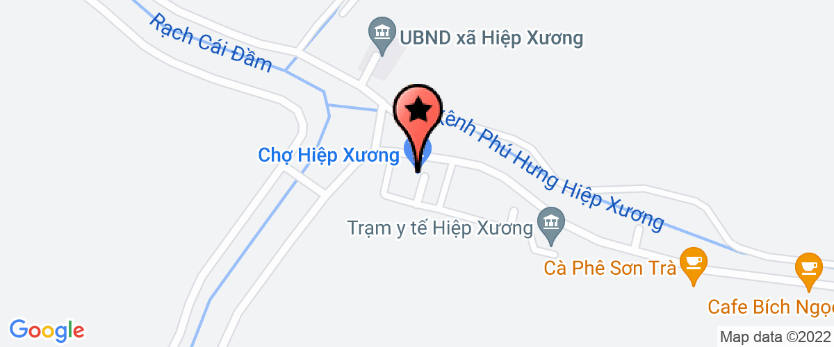 Map go to QTD Nhan dan Vam Market