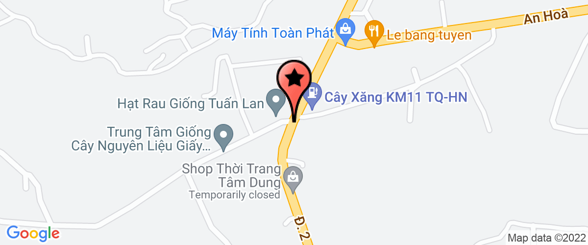 Map go to Trung Kien Service Trading And Production Company Limited