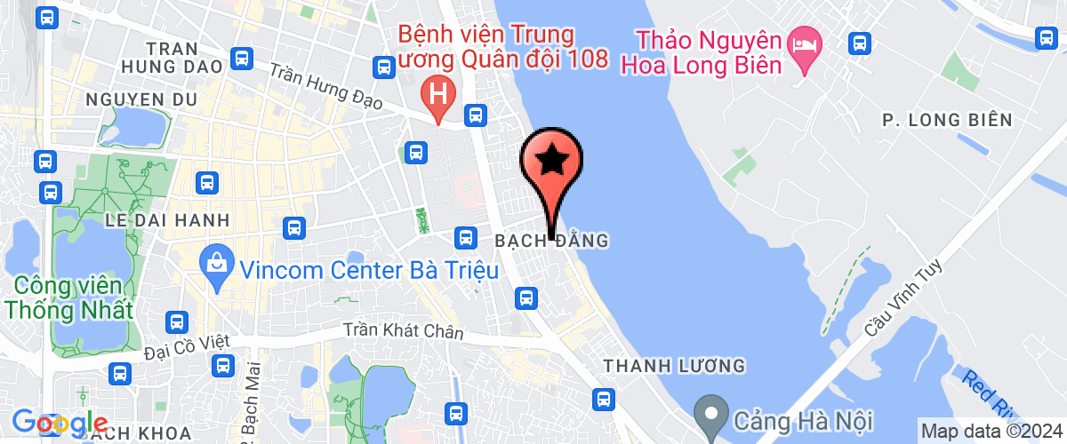 Map go to Duong Song Ha Noi Transport Joint Stock Company